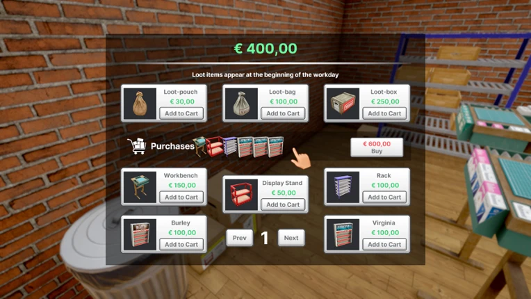 Nicotine Merchant Simulator Image