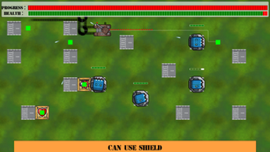 One Button Controlled - Road Defence - AccessibleGame Image