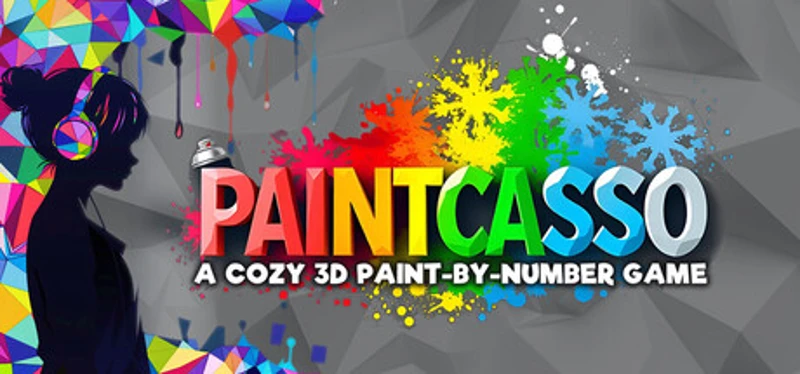 PAINTCASSO: A Cozy 3D Paint by Number Game Image