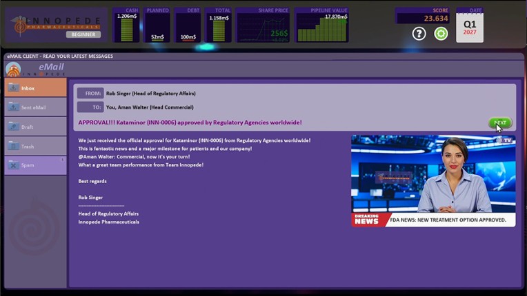 Pharma R&D Manager screenshot