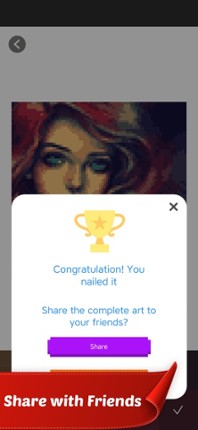 Pixel Color by Number Art Game screenshot