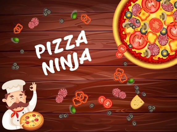 Pizza Ninja - Be Ninja &amp; Cut pizza top free games screenshot