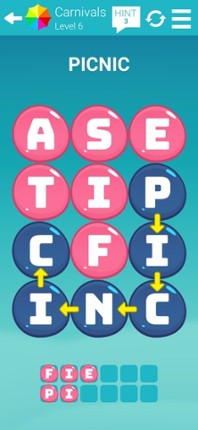 Word Swipe Grids Game screenshot