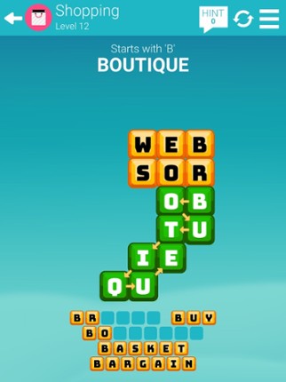 Word Swipe Grids Game screenshot