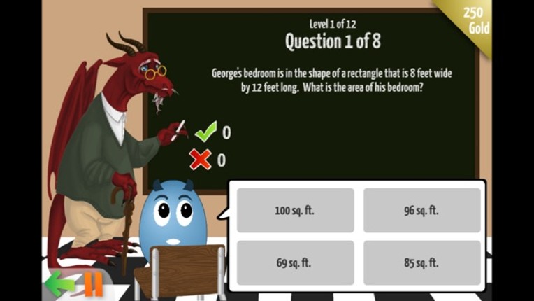 Dragon Egg Elementary Math Free — Practice Math screenshot