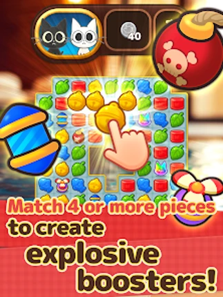 Ash & Snow: Cat Pop'n Match screenshot