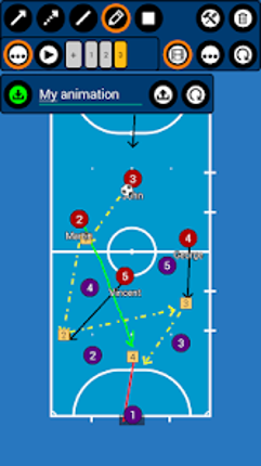 Futsal Tactic Board screenshot