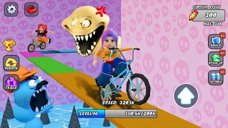 Bike Obby: Clicky Keyboard screenshot