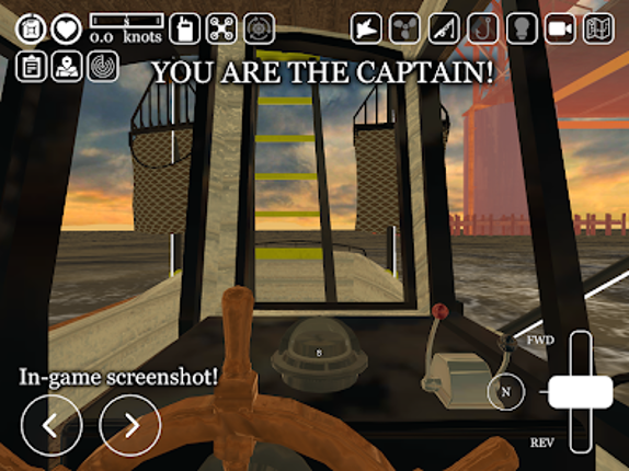 uCaptain: Boat Fishing Game 3D screenshot