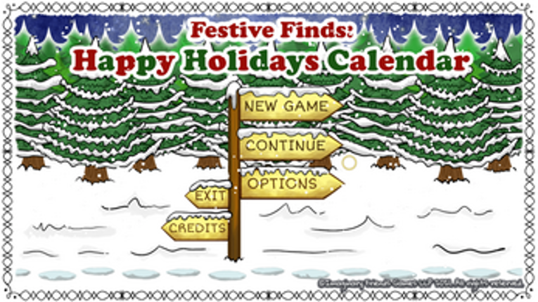 Festive Finds: Happy Holidays Calendar Image