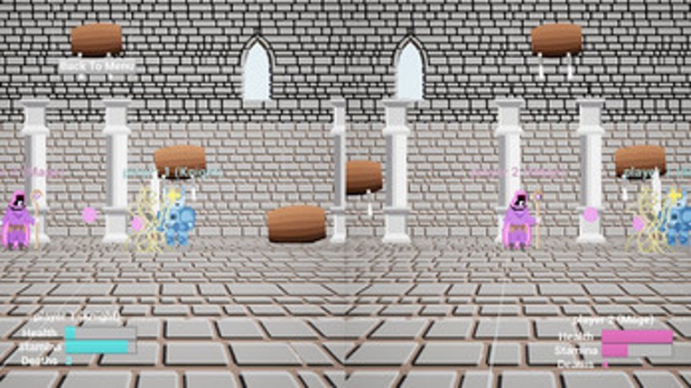 Knightboy and Magegirl Do the Cool Stuff Together Like Fighting Each Other To The Death And Running Around On Platforms screenshot