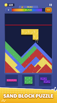 Sand Block Color Escape Puzzle screenshot