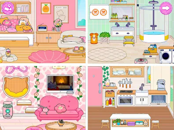 Princess Town Dream House Game Image