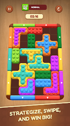 Wooden Slide: Block Escape screenshot