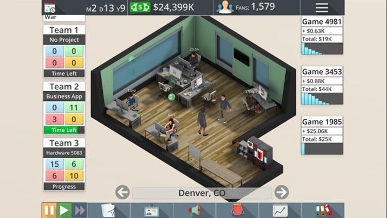 Game Studio Tycoon 3 Free screenshot