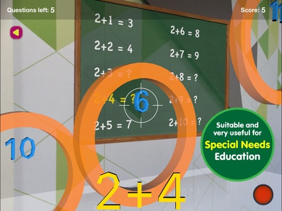 Math skills Addition - AR game screenshot