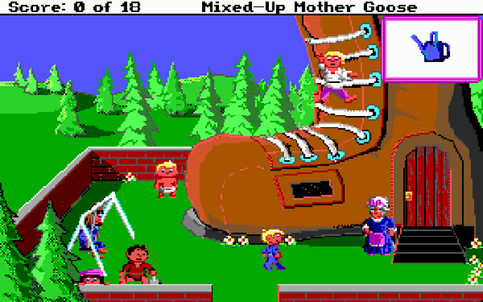 Mixed-Up Mother Goose screenshot