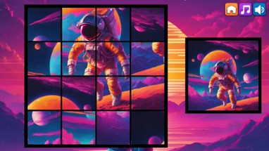 OG Puzzlers: Synthwave Astronauts Image