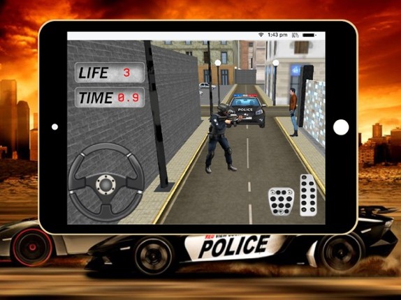 Police Car Driving Simulator -Real Car Driving2016 screenshot