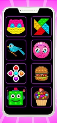 Pop It Glow Magic Fidget Toys screenshot