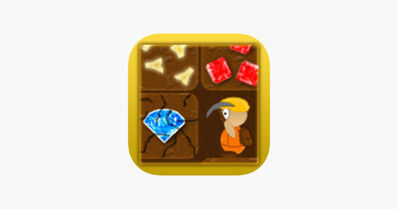 Treasure Miner - 2d gem mine Game Cover