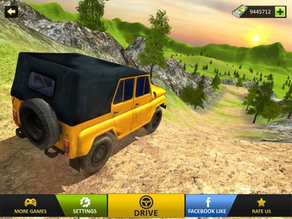 Uphill Off road Prado Car Driving Simulator 2017 screenshot