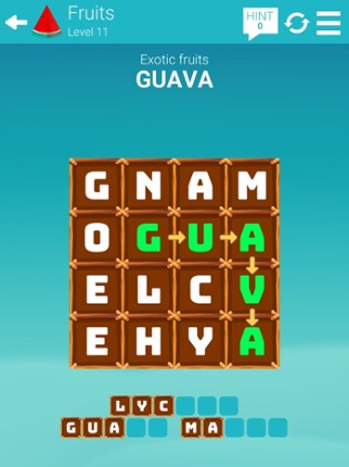 Word Swipe Grids Game screenshot
