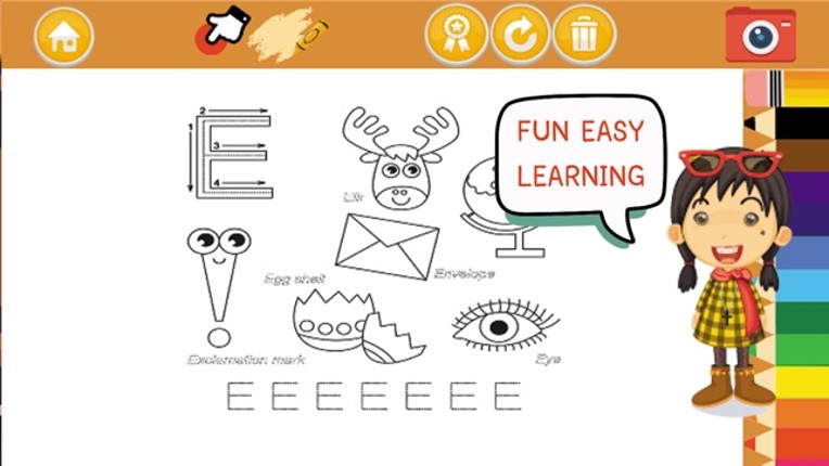 ABC Jigsaw Puzzle and Coloring screenshot