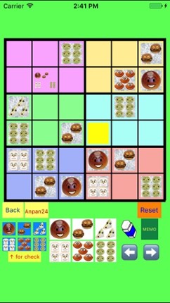 Anpan Bread Easy Sudoku 4x4,6x6,7x7 screenshot