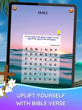 Bible Word Games: Puzzles App Image