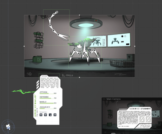 Cosmic Crushers - Interactive Illustration screenshot