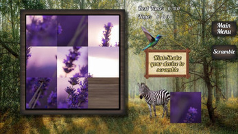 Famous Sliding Puzzle: Nature screenshot