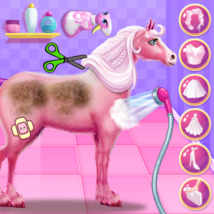 Princess Horse Caring Game Cover