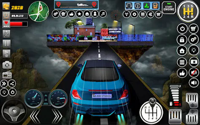 Mountain Climb Drive Car Game screenshot