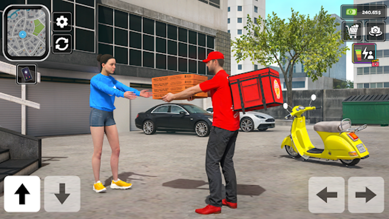 Rider Food Delivery Simulator screenshot