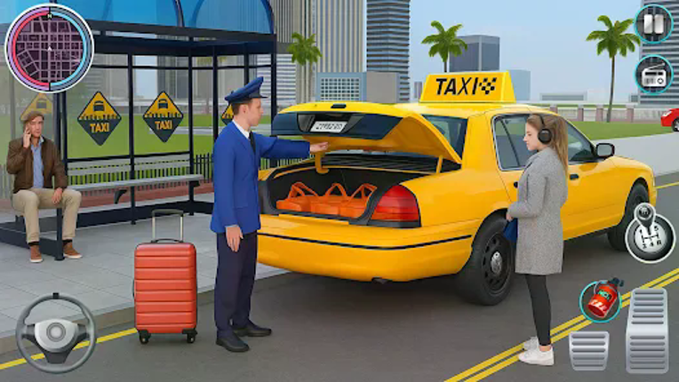 Taxi Simulator Pro Racing Game screenshot