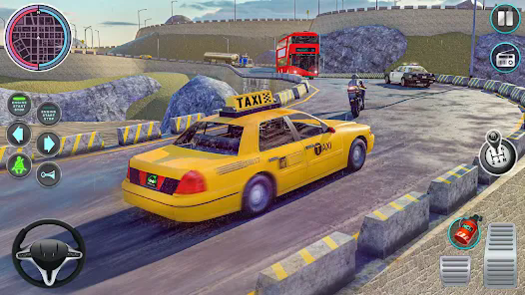 Taxi Simulator Pro Racing Game screenshot