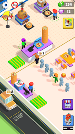Idle Pizza Shop Tycoon Game Image