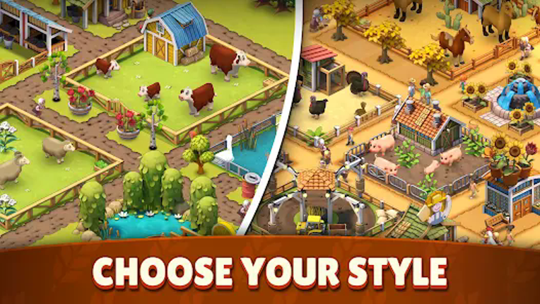 Animal Farm Life: Town Farming Image