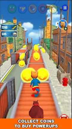 Super Hero Cat Run Image