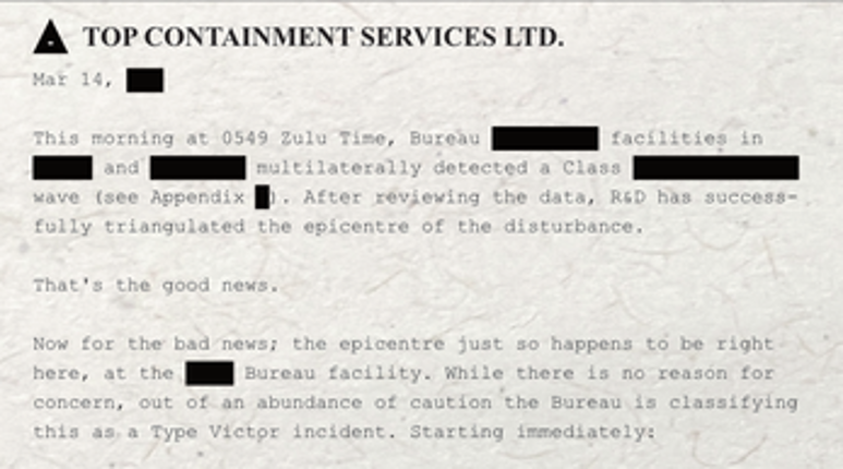 Mission Dossier: Incursions Image