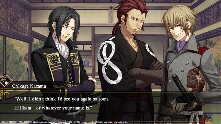 Hakuoki: Edo Blossoms screenshot