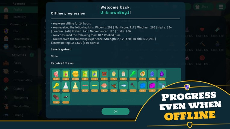 Idle Clans screenshot