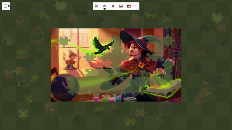 Magic Lessons in Wand Valley - a jigsaw puzzle tale screenshot