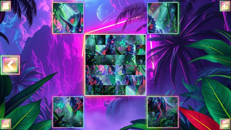 Neon Fantasy: Dinosaurs screenshot