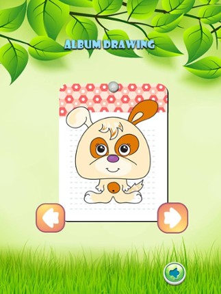 Safari Animals Drawing Coloring Book - Cute Caricature Art Ideas pages for kids screenshot