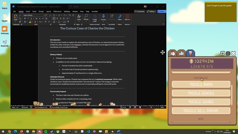 Taskbarn screenshot
