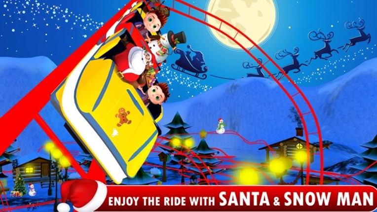 Christmas Roller Coaster Ride 3D screenshot