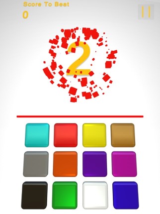 Color Cubes: Stroop Puzzle screenshot