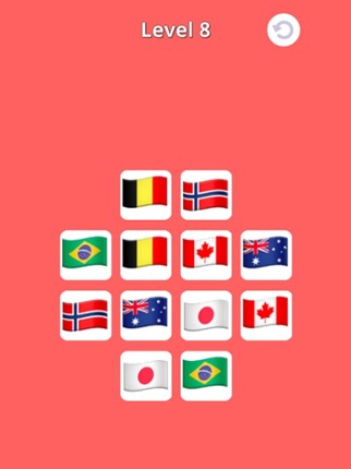 Emoji Match Memory Game screenshot